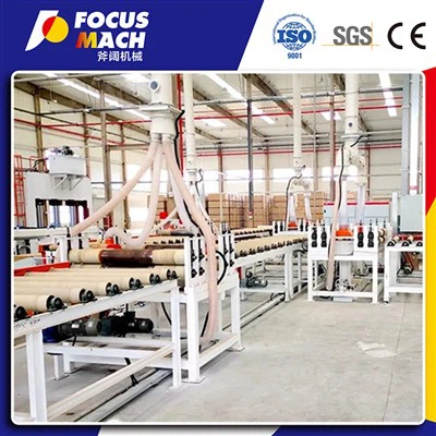 Sierra de corte para transportador de rodillos de madera contrachapada