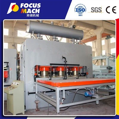 Ciclo corto Melamina Lamining Hot Press Machine